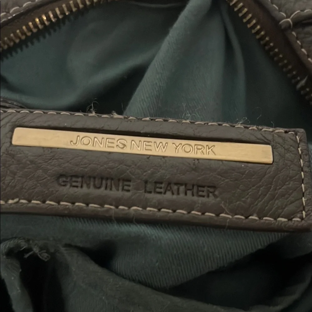 JONES NEW YORK Black Leather backpack - Picture 6 of 9